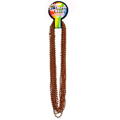 Orange 7mm Bead 33" Necklaces