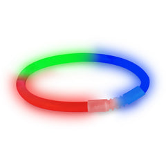 Blue, Green & Red 9" Glow Bracelets