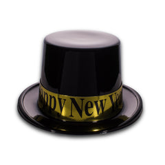 New Year Black & Gold Top Hats