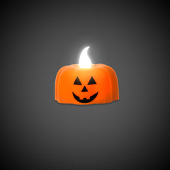 LED Halloween Pumpkin Candles Retail Counter Display