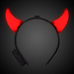 LED Devil Horns Headbands Retail Counter Display