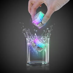 Rainbow Liquid-Activated LED Ice Cubes