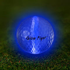 Blue Glow Flyer Golf Ball