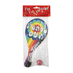 Retro Peace Out Paddle Balls