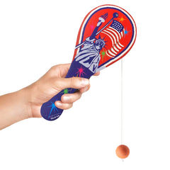 Patriotic Paddle Balls