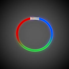 Green, Red & Blue 9" Glow Bracelets
