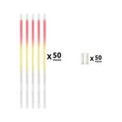 Green, Red & Blue 9" Glow Bracelets