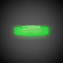 Green Triple Wide 9" Glow Bracelets