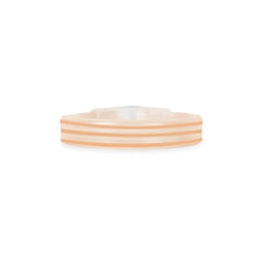 White Triple Wide Glow Bracelets