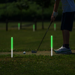 Green 10" Glow Sticks With Spikes