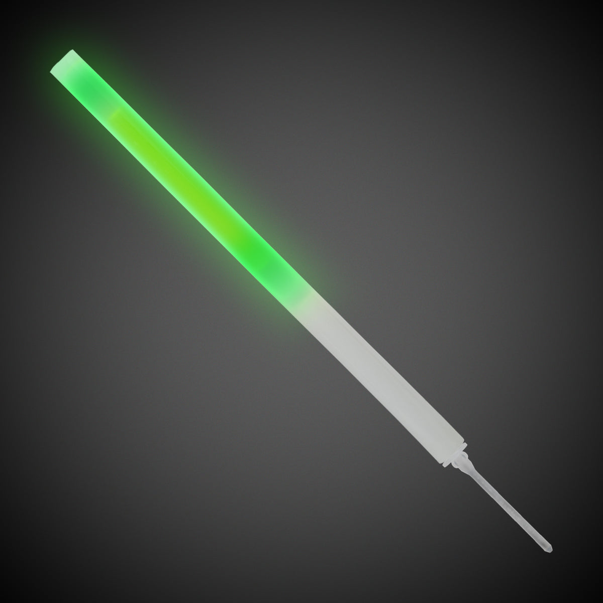 Green 10" Glow Sticks With Spikes