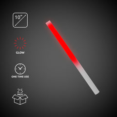 Red 10" Glow Sticks