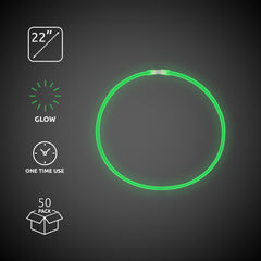 Green 22" Glow Necklaces