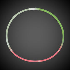 Green, Red and Blue 22" Glow Necklaces