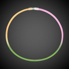 Green, Purple and Yellow 22" Glow Necklaces
