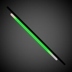 Green Glow 9" Straws & Bracelets