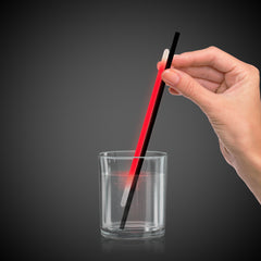 Red Glow 9" Straws & Bracelets