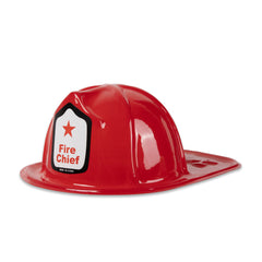 Red Plastic Fire Helmets