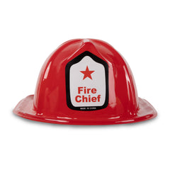 Red Plastic Fire Helmets
