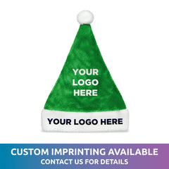 Green Santa Plush Hat