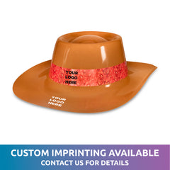 Cowboy Hats with Red Bandanas