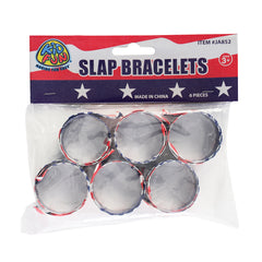 Patriotic Flag Slap Bracelets