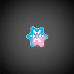 LED Snowflake Rings Retail Display