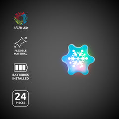 LED Snowflake Rings Retail Display