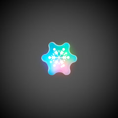 LED Snowflake Rings Retail Display