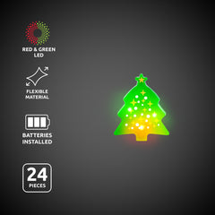 LED Christmas Tree Rings Retail Display