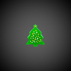 LED Christmas Tree Rings Retail Display