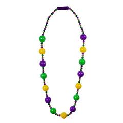 LED Mardi Gras 46" Ball Beads Necklace