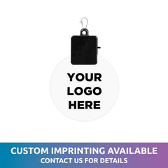 Blue LED Round Medallion