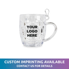 Mini Clear Beer Mug Medallion