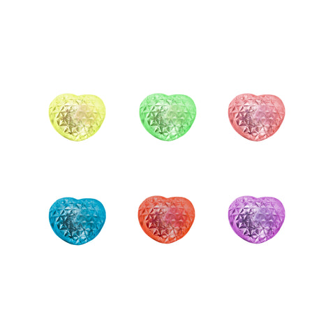 LED Jelly Heart Rings Retail Display