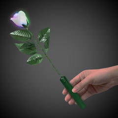 LED White Roses with Multi-Color LEDs