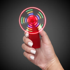 Red LED Fan