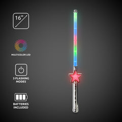 LED Multi-Color Star Wand