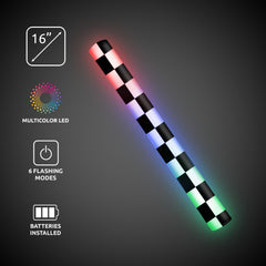 LED Checkered Flag Foam Lumiton