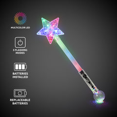 LED Prism Star Wand