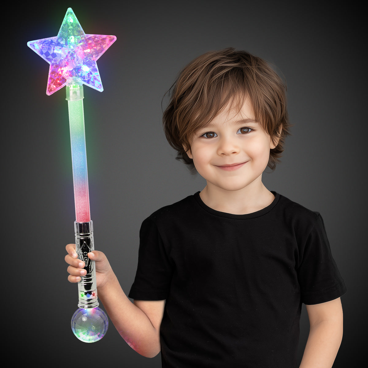 LED Prism Star Wand