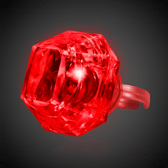 LED Red Diamond Ring