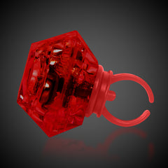 LED Red Diamond Ring