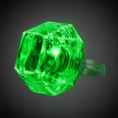 LED Green Diamond Ring