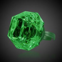 LED Green Diamond Ring