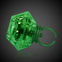 LED Green Diamond Ring