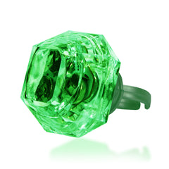 LED Green Diamond Ring