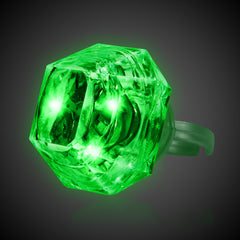 LED Green Diamond Ring