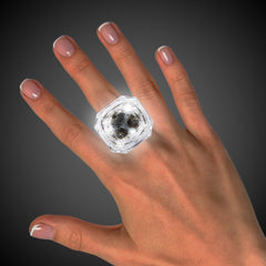 LED White Diamond Ring