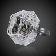 LED White Diamond Ring